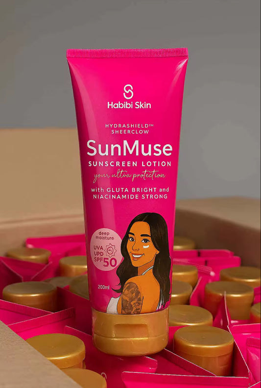 Habibi Skin SunMuse Sunscreen Lotion SPF50 – 200ml