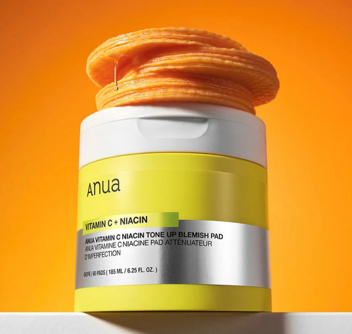 Anua Vitamin C Niacin Tone Up Blemish Pad | 60 Pads | 185ml | Authentic from Korea