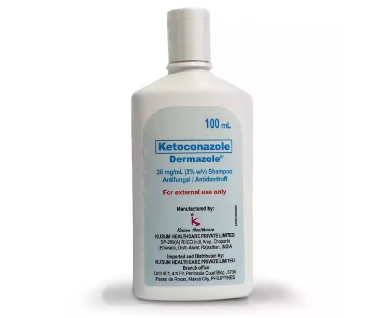 Ketoconazole Dermazole 2% Shampoo | 100ml
