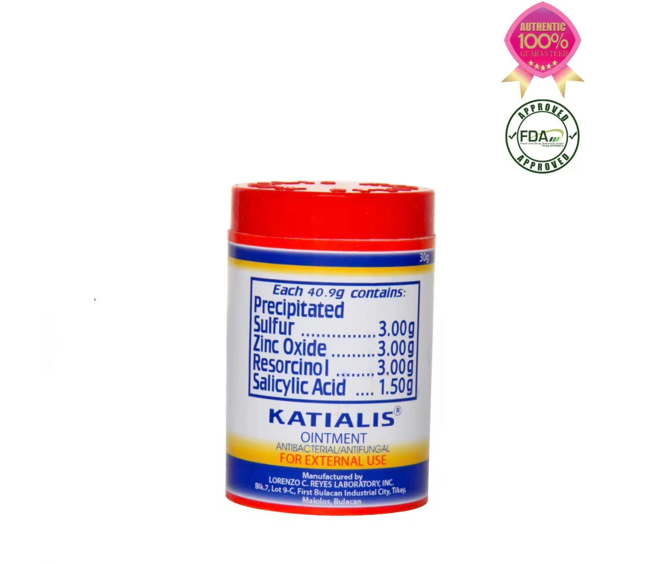 Katialis Ointment | Antibacterial  & Antifungal | 30g
