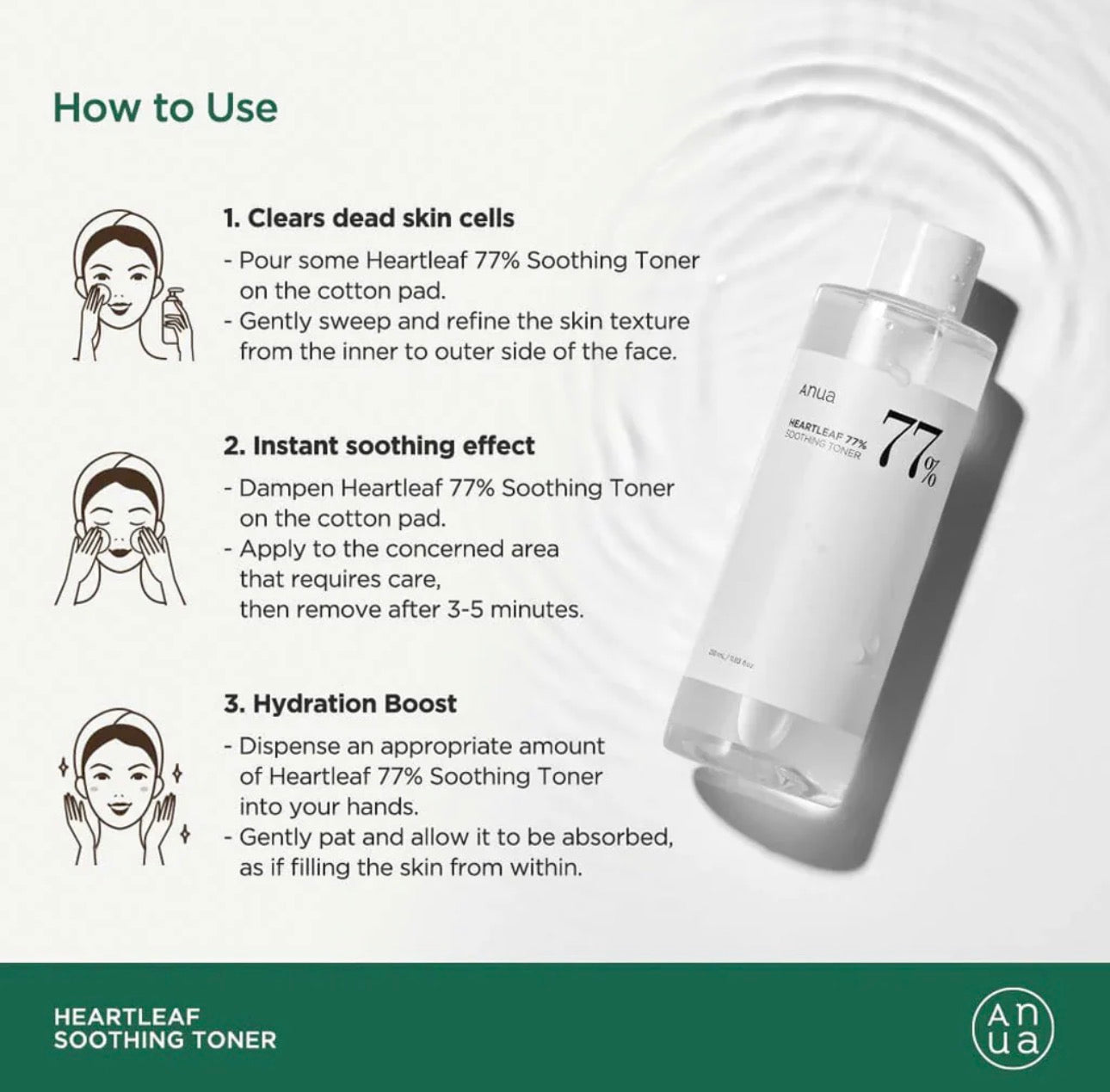 ANUA Heartleaf 77+ Soothing Toner | 250ml