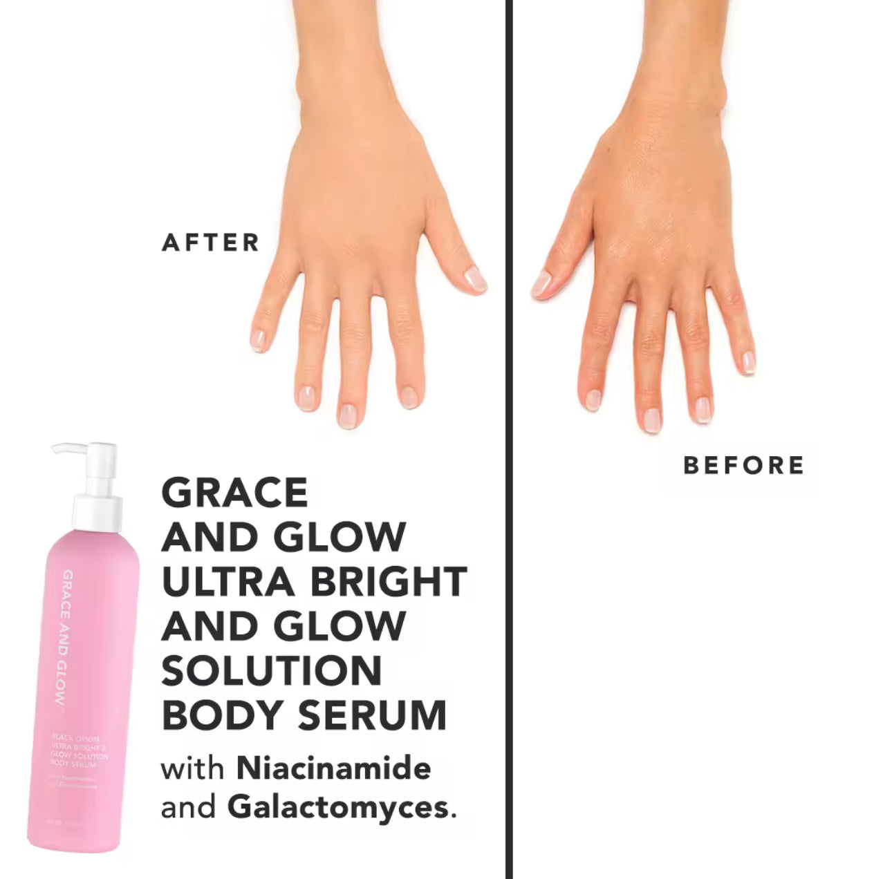 Grace & Glow Bright & Glow Body Serum | 300ml