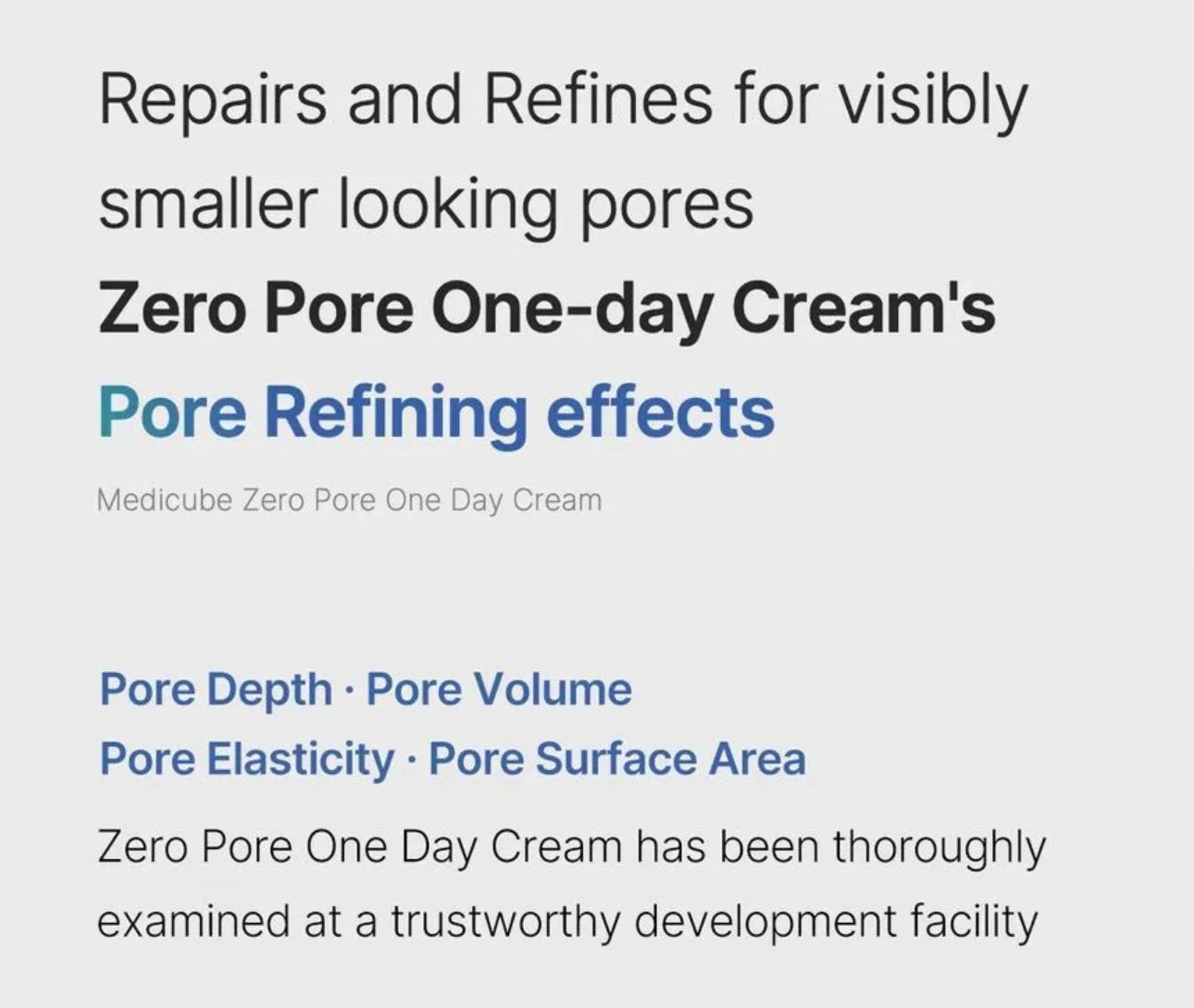 Medicube Zero Pore One Day Cream | 50ml