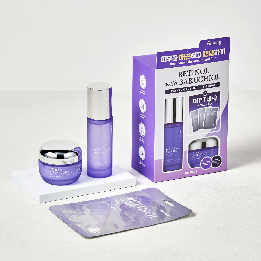 SKIN627 Firming Face Set Retinol with Bakuchiol | authentic from Korea