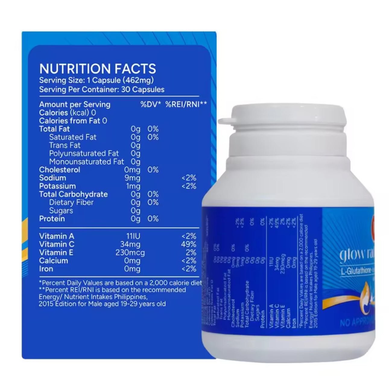 MYRA Glow Radiance White Bottle 30 Capsules