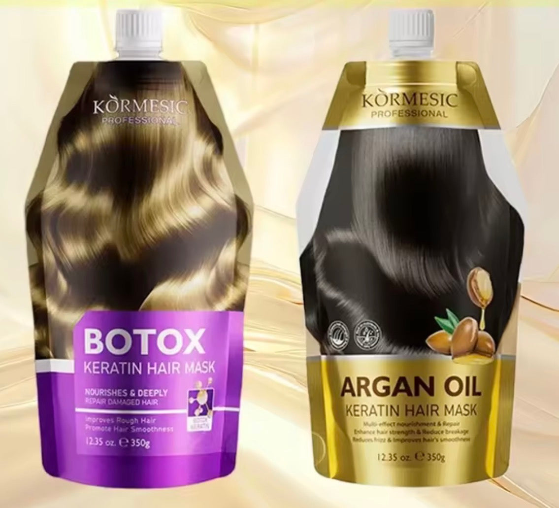 KORMESIC Professional Keratin Hair Mask | Botox |Argan Oil | Botox Repair Hair Mask | 350g
