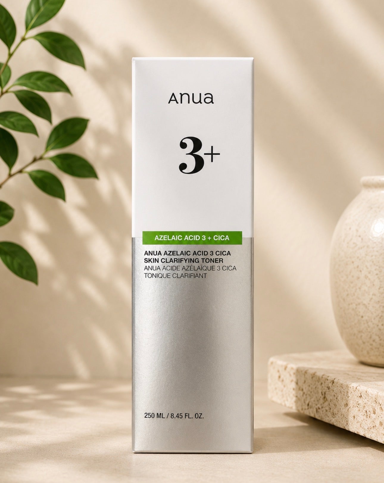 ANUA Azelaic Acid 3 + Cica Skin Clarifying Toner 250ml