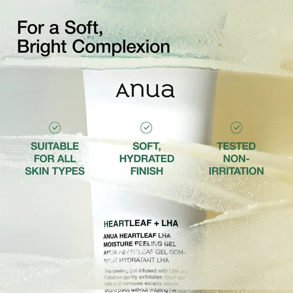 Anua Heartleaf LHA Moisture Peeling Gel 120ml | authentic from Korea