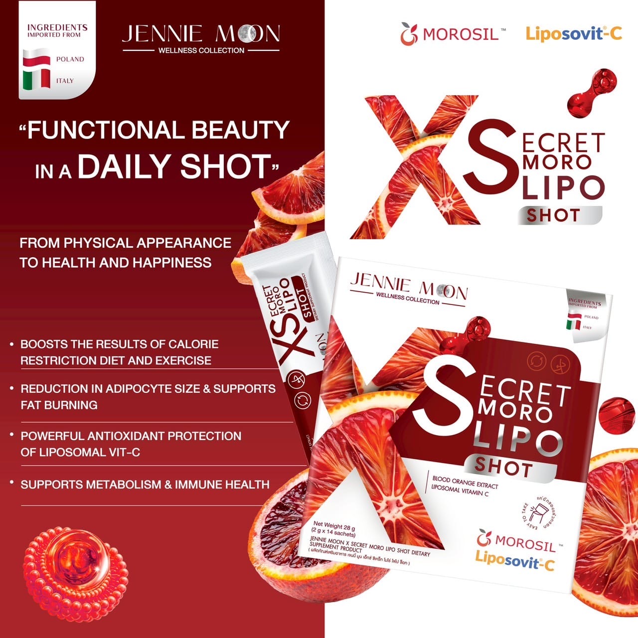 Jennie Moon Secret Moro Lipo Shot XS