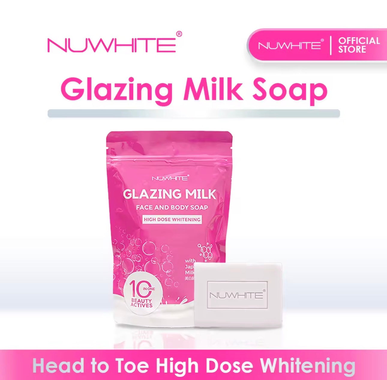 NUWHITE Glazing Milk Soap | 135g