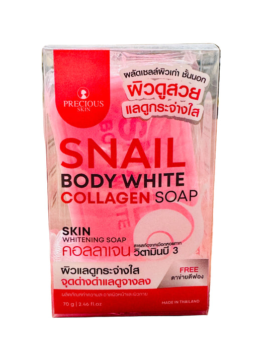 Precious Skin Snail Body White Collagen Soap