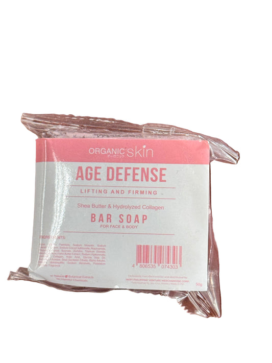 Organic Skin Age Defence | Firming & Lifting Bar Soap | 50g
