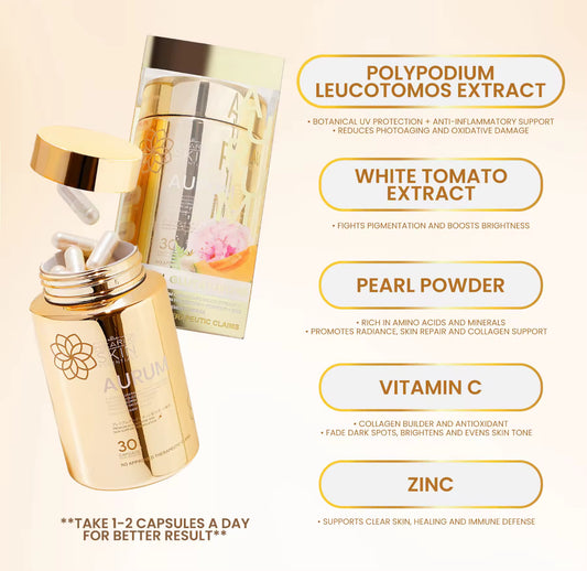 Hikari Aurum S-Acetyl Glutathione Whitening Capsule | 30 Capsules