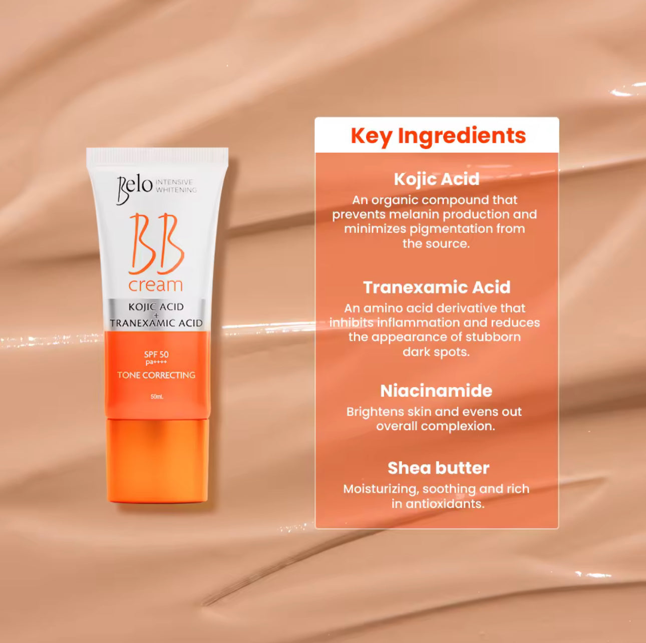 Belo Intensive Whitening BB Cream 50mL