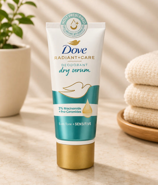 Dove Radiant + Care Deodorant Dry Serum – Even Tone + Sensitive