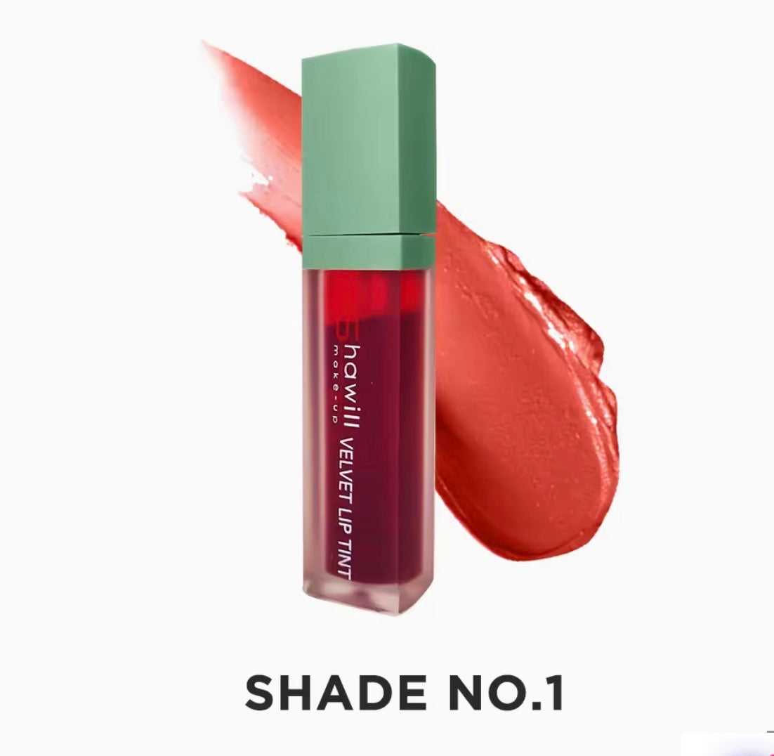 Shawill Velvet Lip Tint 6.6g Long Wearing Matte Liptint Lip