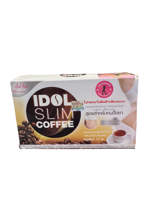 IDOL SLIM Instant Coffee Weight Manage Fat Burn Block Diet  Premium 10 Sachet