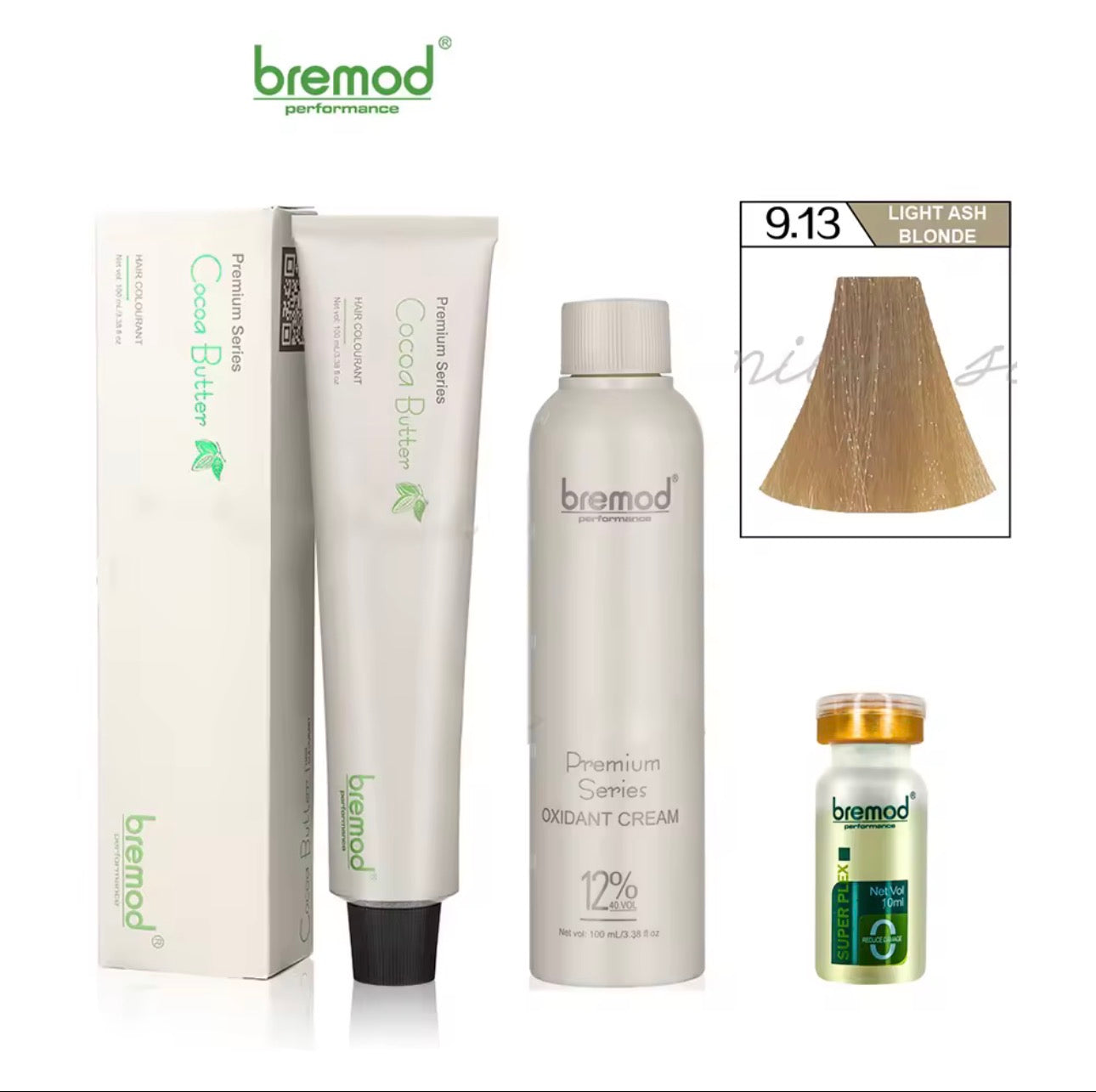 Bremod Premium Hair Dye Cocoa Butter with Oxi & Super Plex | 100ml