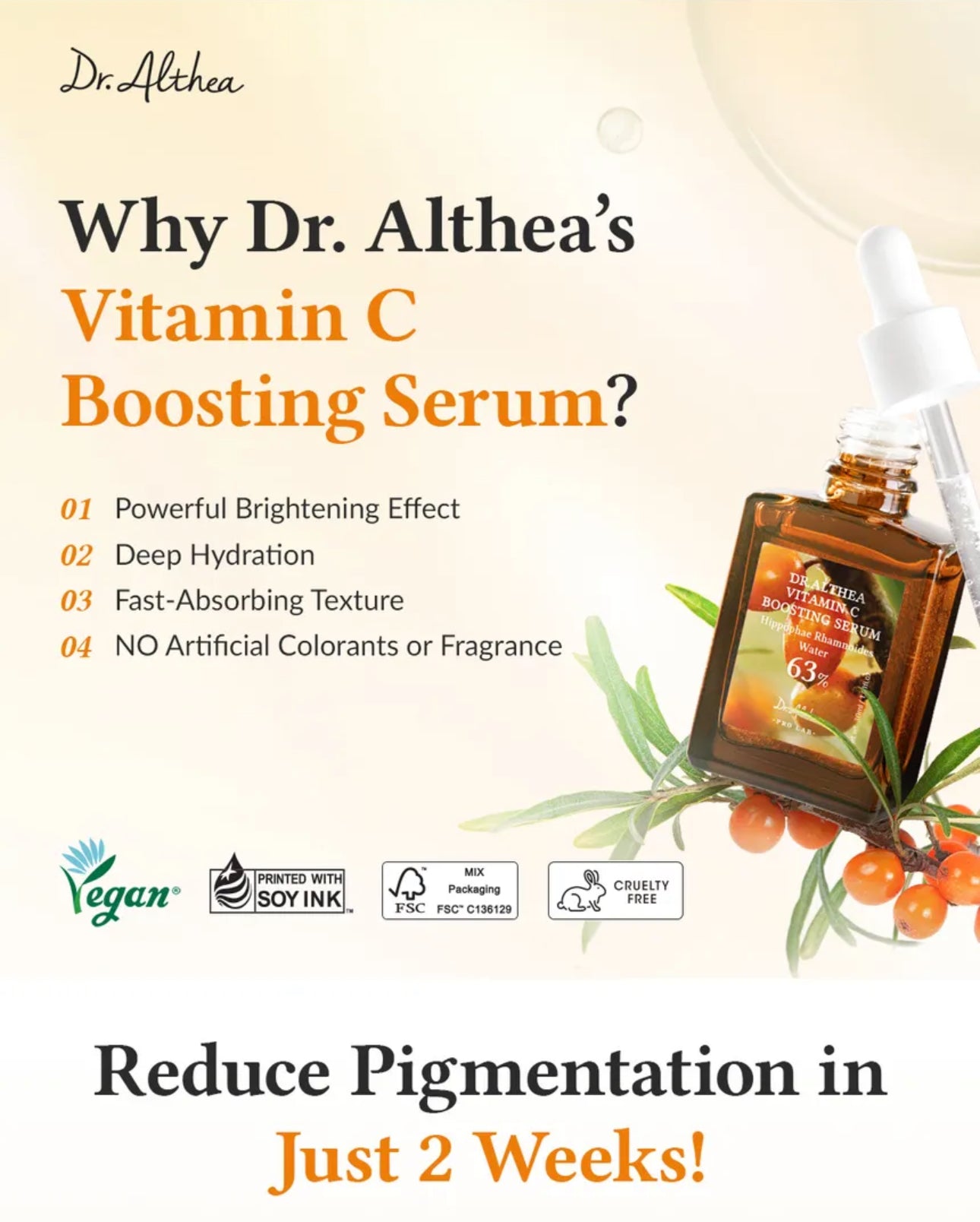 Dr. Althea Vitamin C Boosting Serum 63% | 30ml