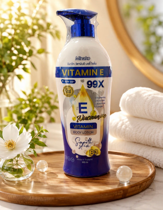 Minako Vitamin E + Niacinamide Body Lotion | 500ml