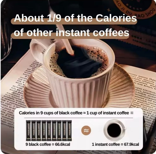 DUJOSOO Black Coffee Powder | 10sachets