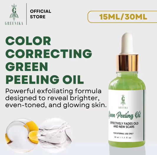 Greenika Color Correcting Green Peeling Oil | 30ml