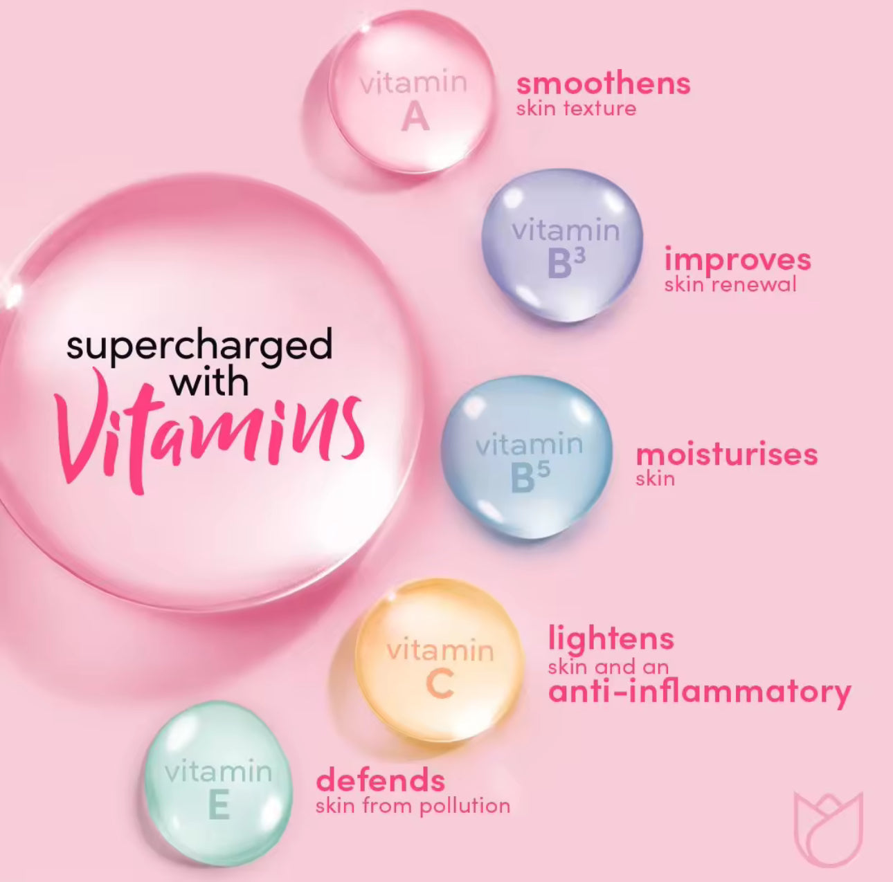 Ponds Vitamin Micellar Water Brightening Rose 100mL