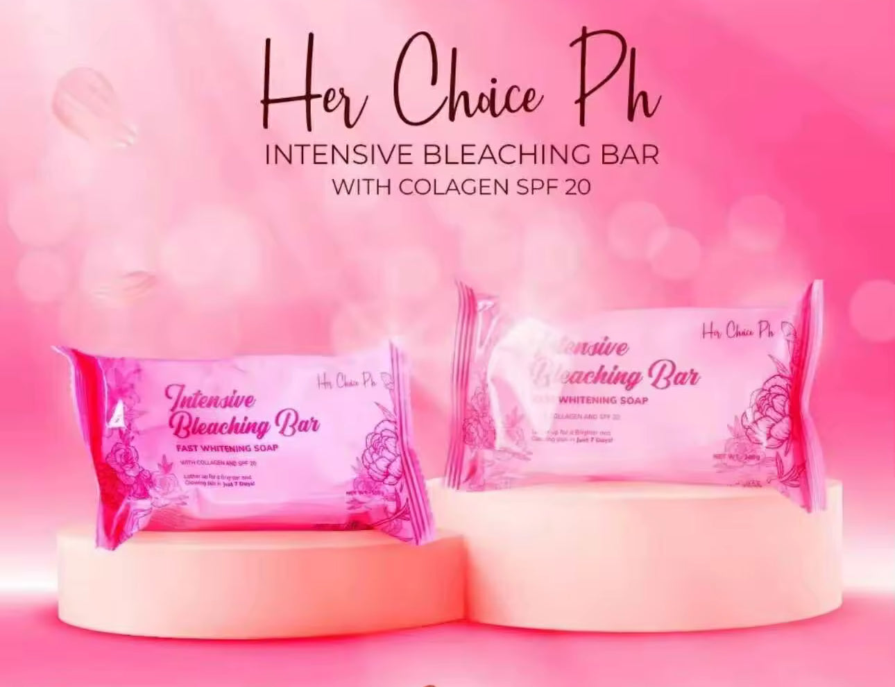 Her Choice Ph Intensive Bleaching Bar with Collagen & SPF 20
