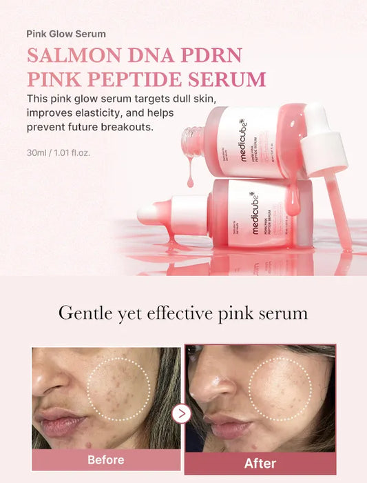 Medicube PDRN Pink Peptide Serum 30ml | Authentic From Korea
