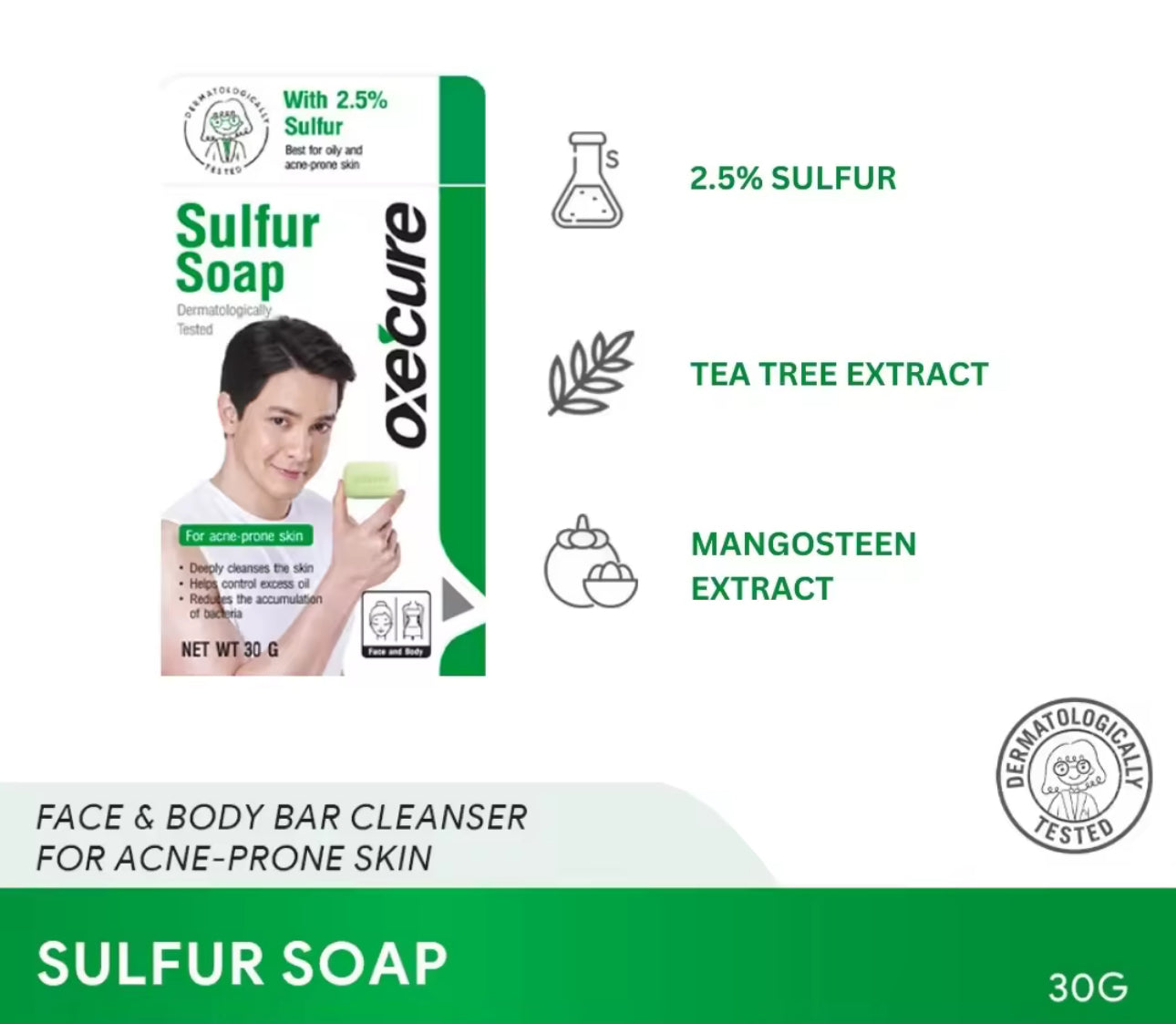 Oxecure Sulfur Soap 30g