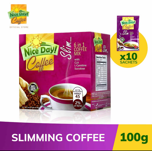 Nice Day Coffee Slimming |6n1 Coffee mix |10 sachets