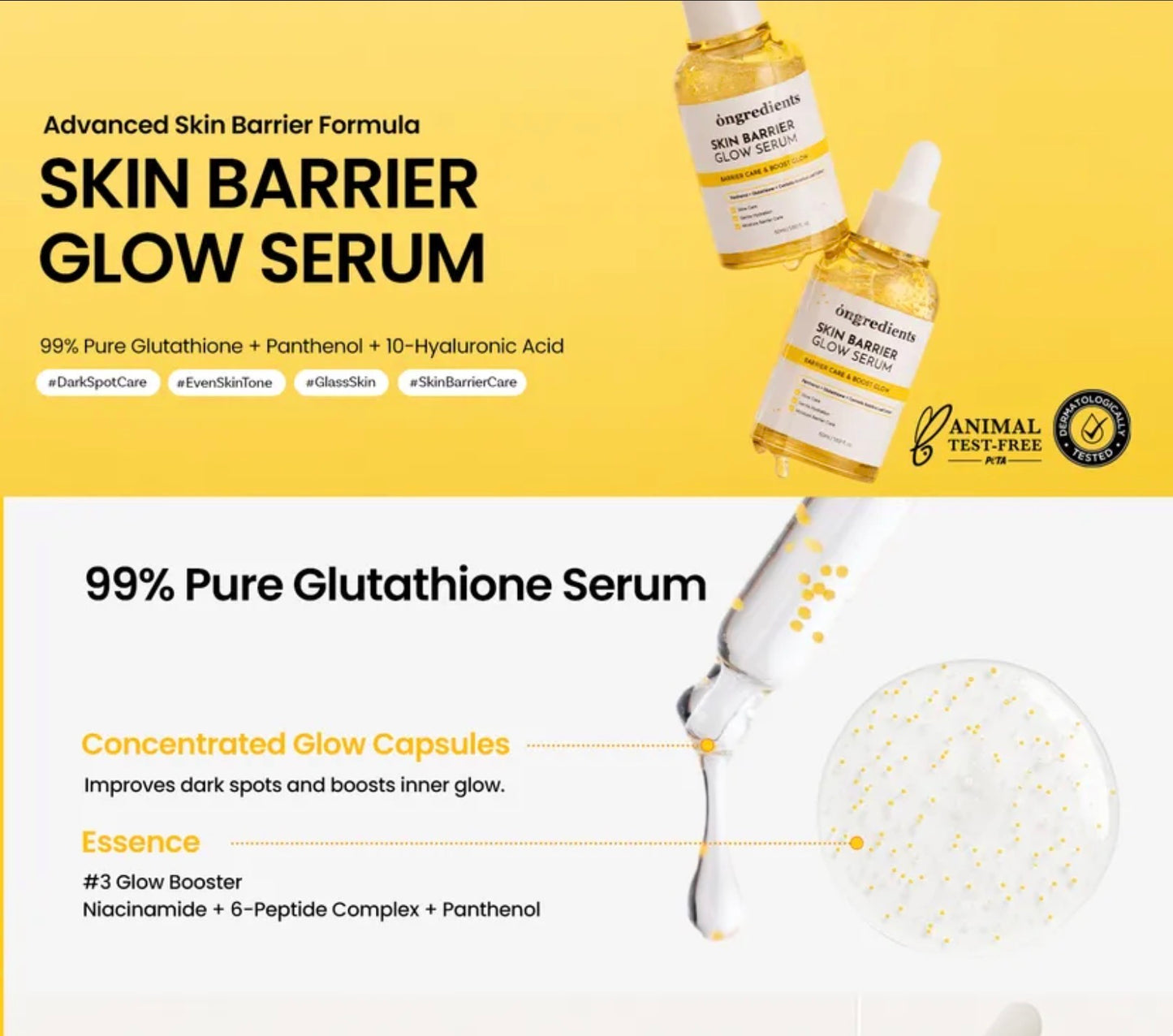 Óngredients Skin Barrier Glow Serum | 50ml
