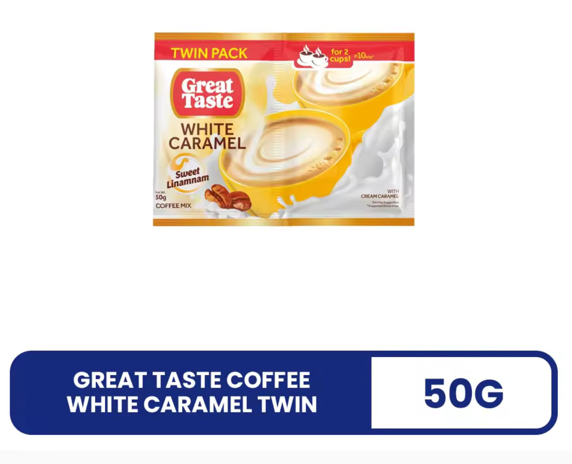 Great Taste White Caramel (1pc twin pack) 50g