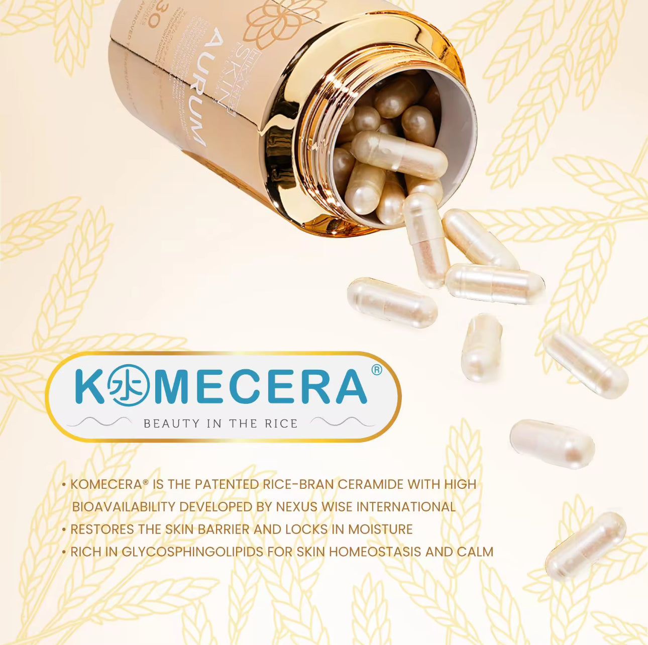 Hikari Aurum S-Acetyl Glutathione Whitening Capsule | 30 Capsules