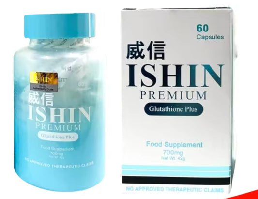 Ishin Premium Glutathione Plus | 700mg | 60capsules