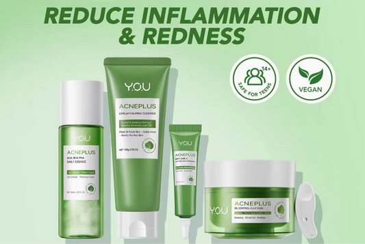 Y.O.U Acne-Fighting Low PH Calming Cleanser 100g| AcnePlus Series | Reduce Acne & Soothe Redness | Anti-Acne