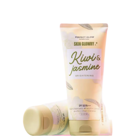 Perfect Glow Skin Glowry Kiwi & Jasmine Brightening Lotion SPF 50 PA+++