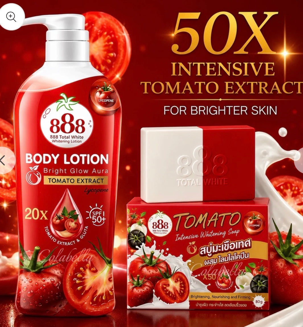 888 Total White Tomato Intensive Whitening Soap 90g