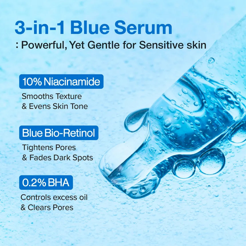 numbuzin - No.3 Blue Bio-Retinol Pore Refining Serum 30ml | authentic from Korea