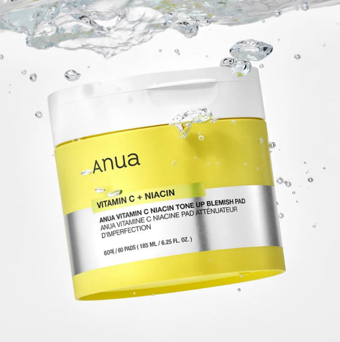 Anua Vitamin C Niacin Tone Up Blemish Pad | 60 Pads | 185ml | Authentic from Korea