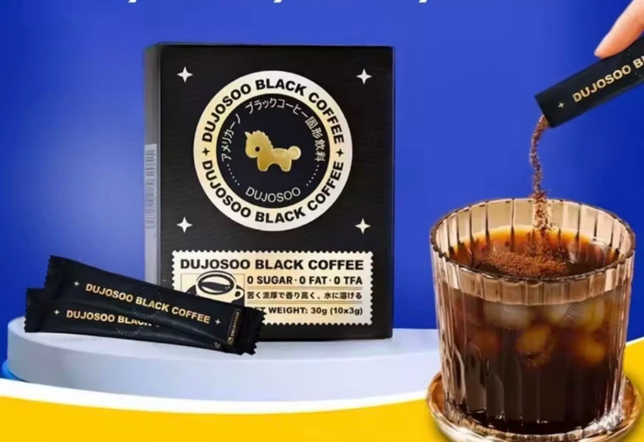 DUJOSOO Black Coffee Powder | 10sachets