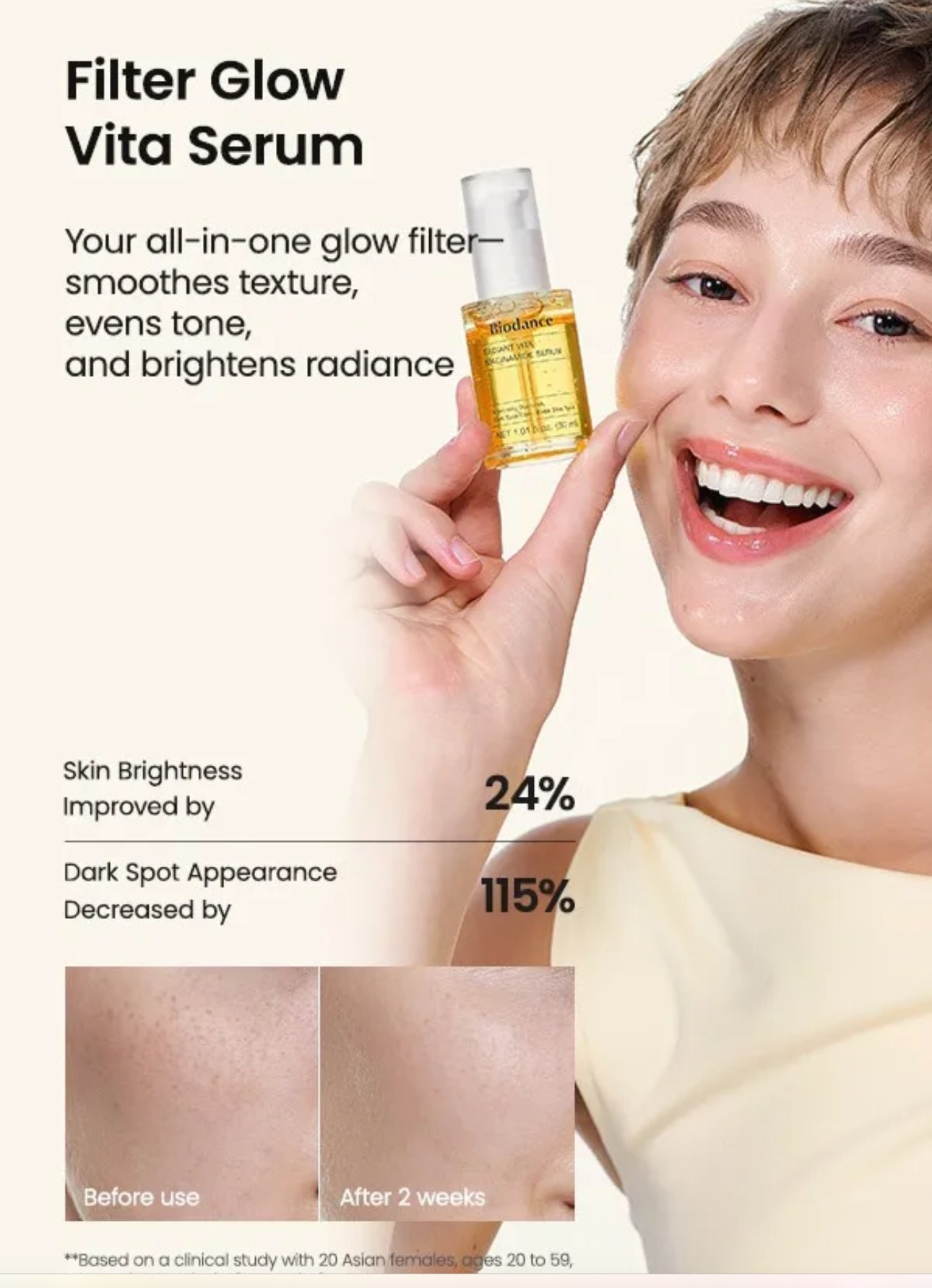 Biodance Radiant Vita Niacinamide Serum | 30ml | authentic from Korea