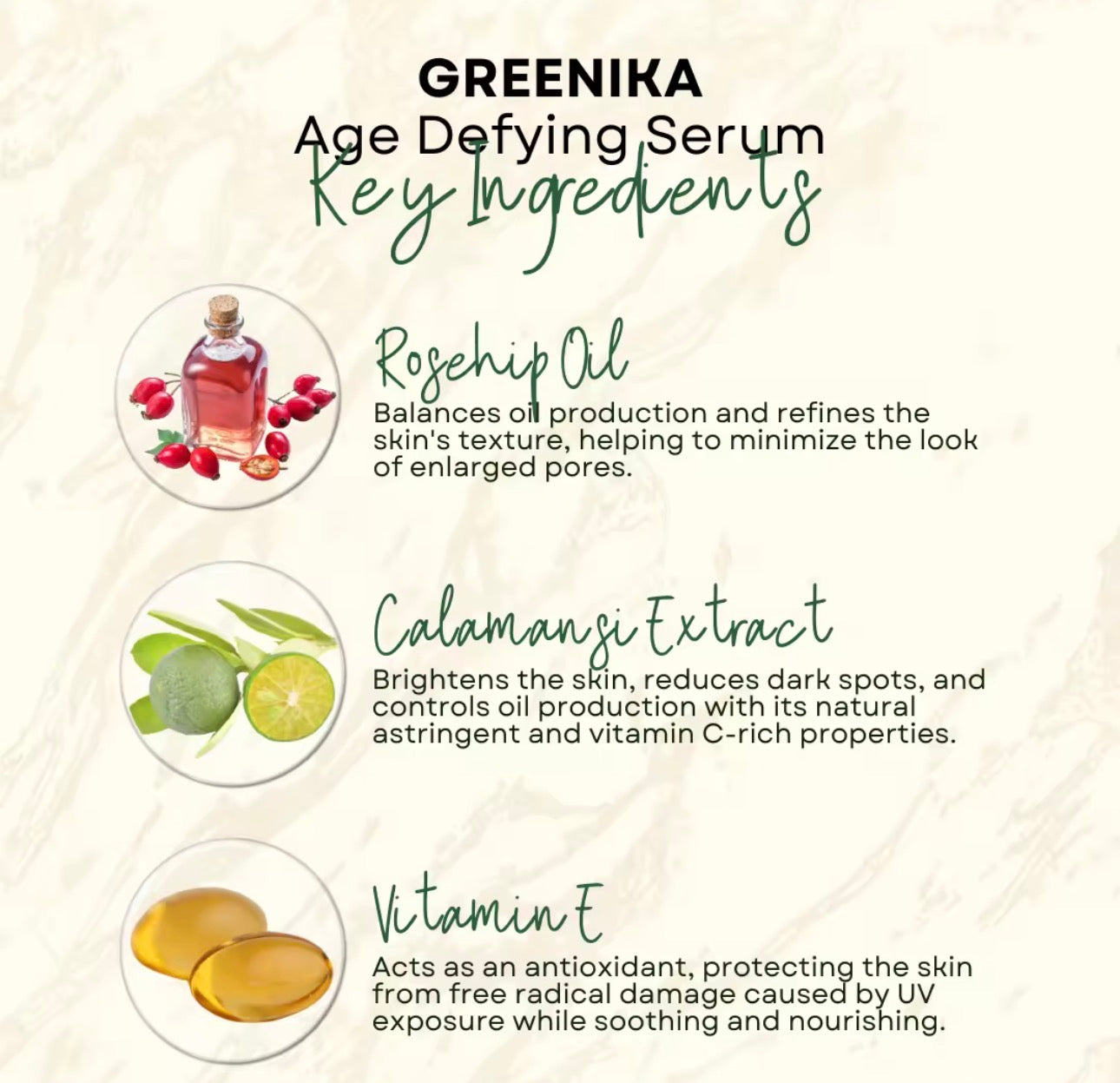 Greenika Anti-Melasma Age Defying Serum SPF 30 | 30ml