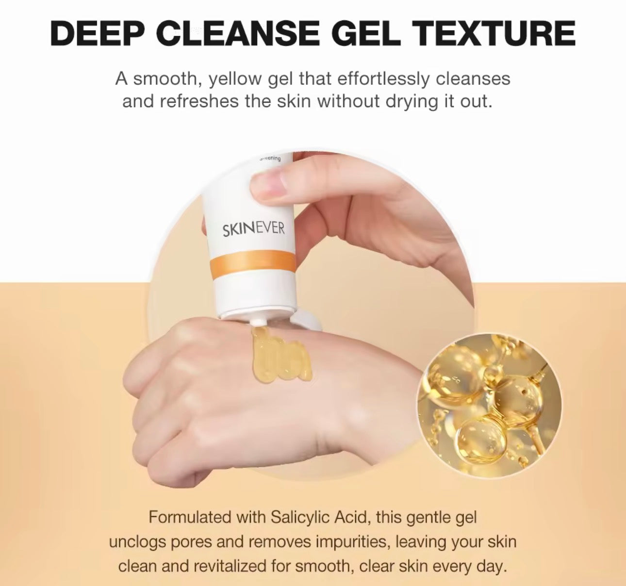 SKINEVER Salicylic Acid Refreshing Scrub Cleanser | 80ml