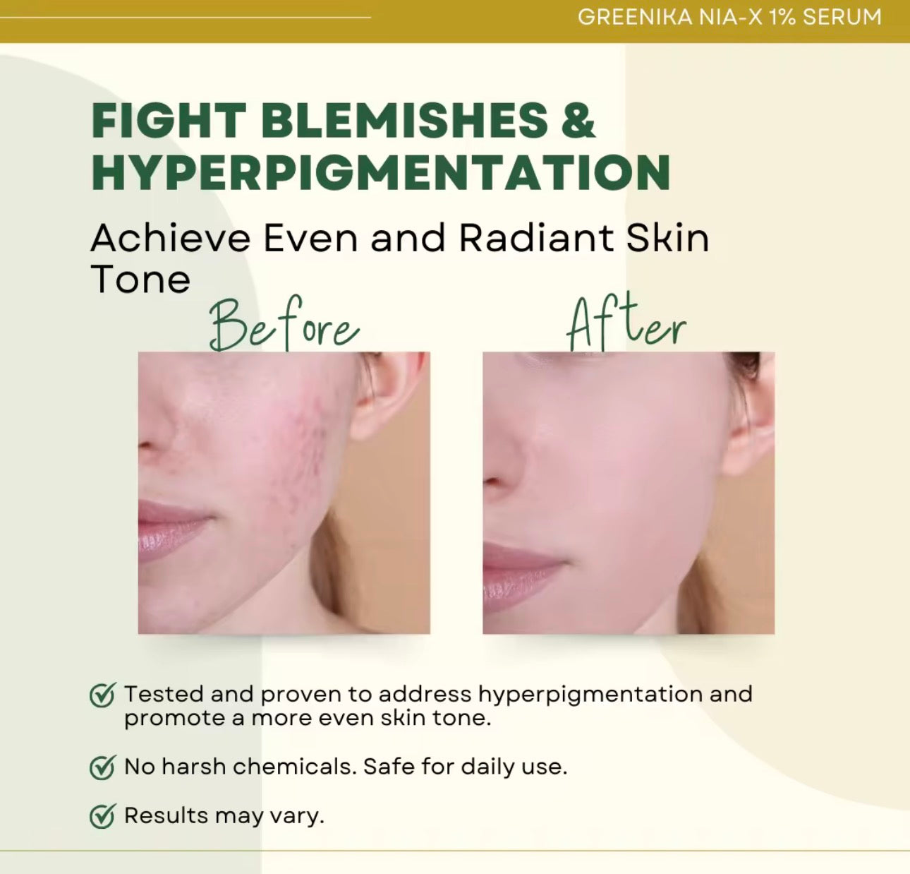 Greenika AHA Niacinamide Serum | 50ml