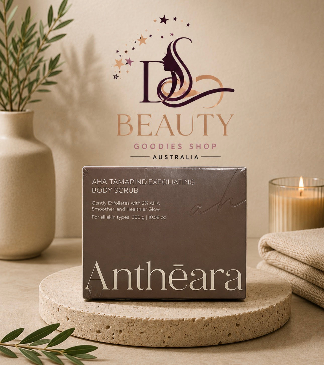 Anthēara AHA Tamarind Exfoliating Body Scrub | 300g
