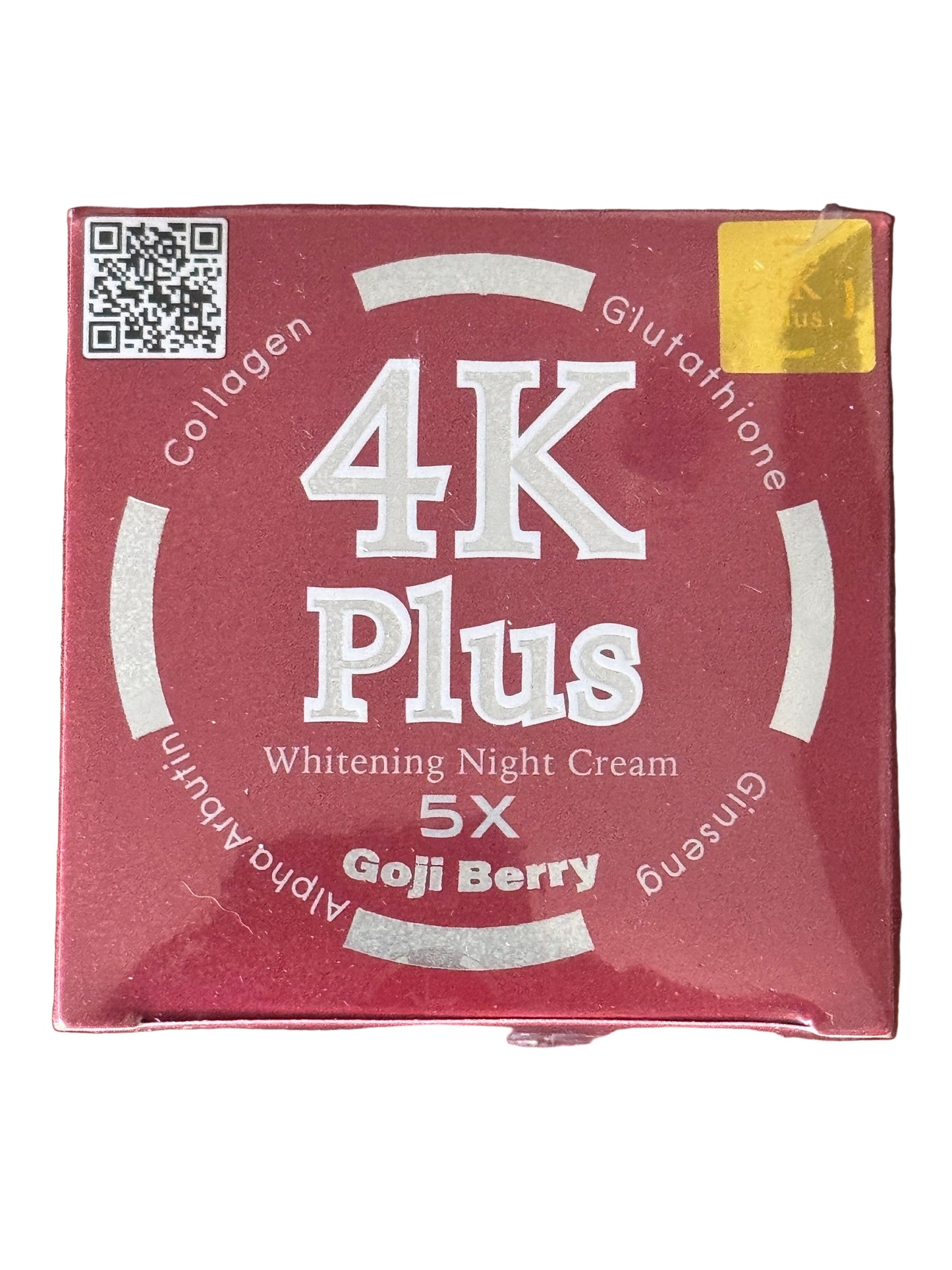 4K Plus 5X Whitening Night Cream Goji Berry | Authentic from Thailand