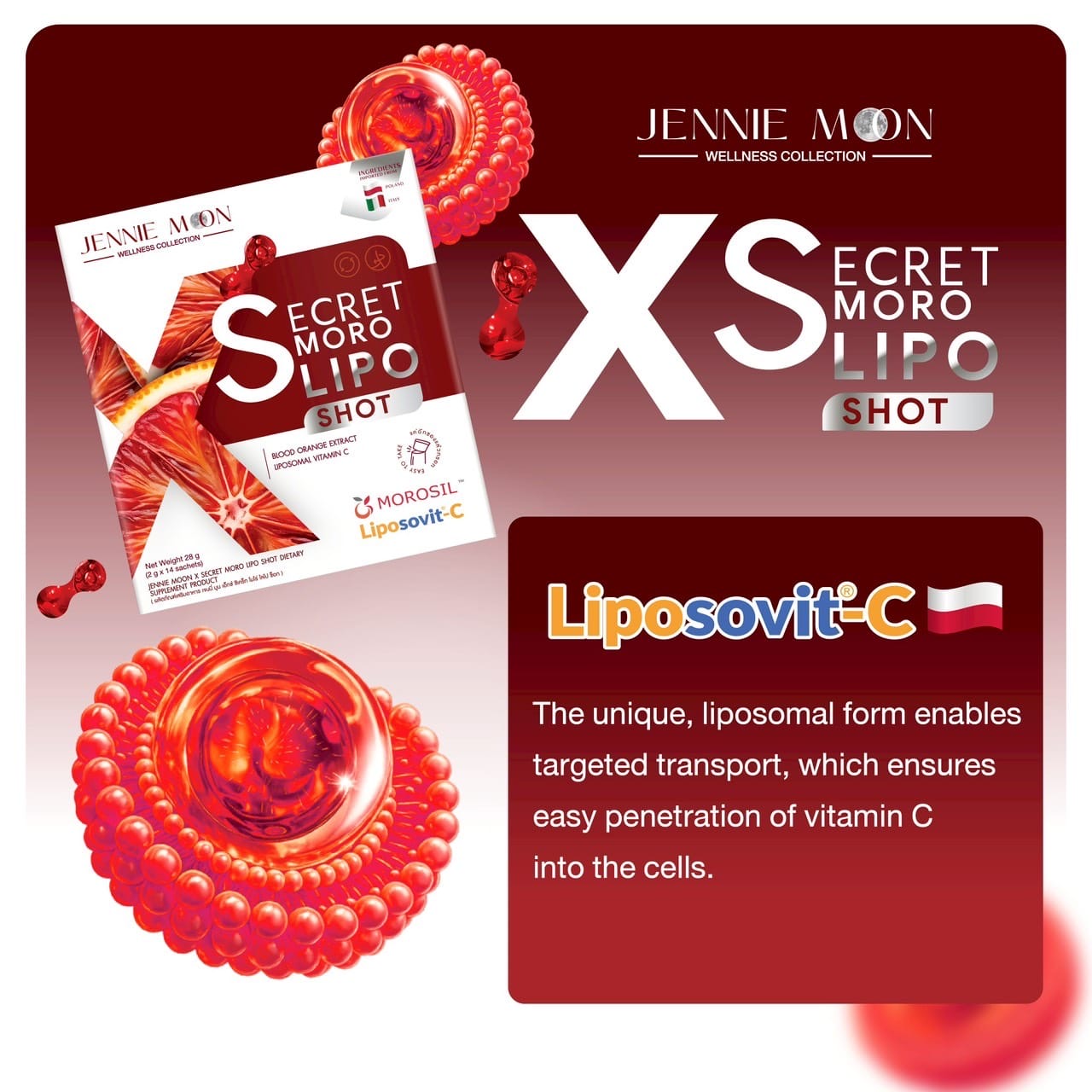 Jennie Moon Secret Moro Lipo Shot XS