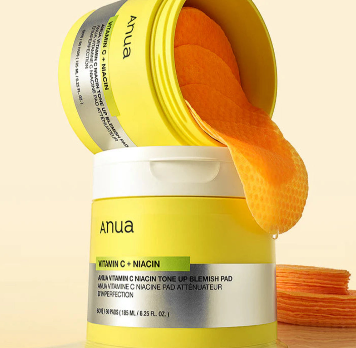 Anua Vitamin C Niacin Tone Up Blemish Pad | 60 Pads | 185ml | Authentic from Korea