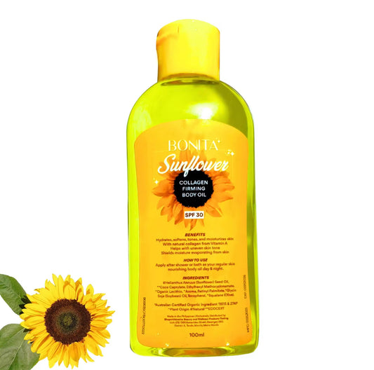 Bonita Sunflower Oil SPF 30 Collagen Firming Vitamin A | 100ML
